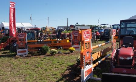 Stewart's Equipment shared a large exhibit of Kubota & other products.